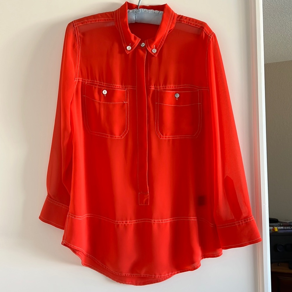 Sanctuary sheer blouse. Size Small. Excellent condition. Worn once. No flaws.